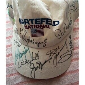 The Bell Atlantic  PGA Golf Championship Tournament Autographed Cap Hat 1998
